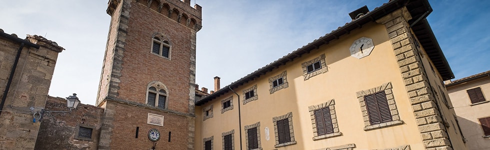 Bolgheri village in Italy