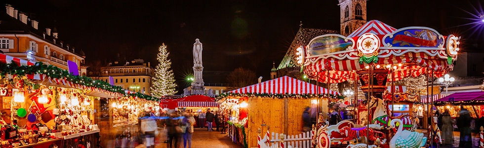 Christmas market in Italy