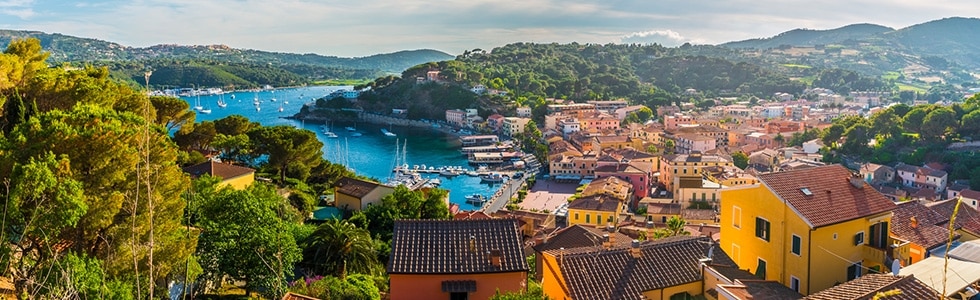 Elba island in Italy