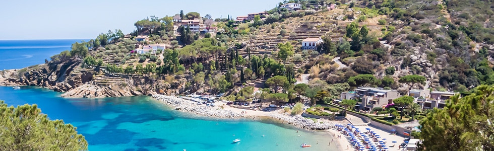 Giglio island in Italy