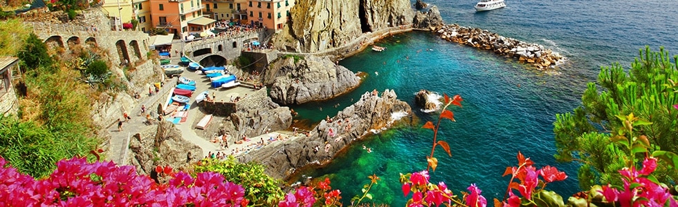 Manarola beach in Cinque Terre