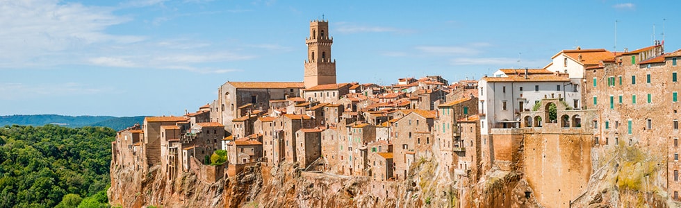 Pitigliano village