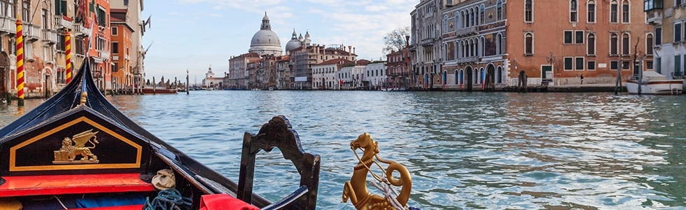 Venice canal in May